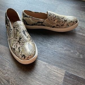 Snake skin sneakers